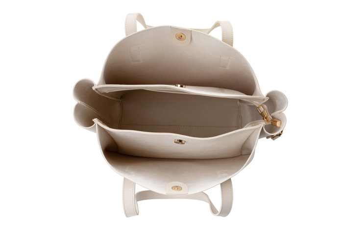 Lucky Bees Bolso Tote 1257 Crema
